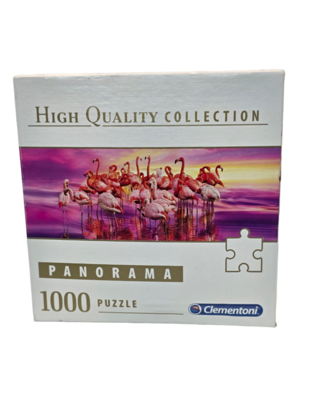 Clementoni High Quality Collection 1000 Piece Flamingo Puzzle Pink Purple